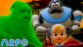 Ghost Train | Baby Daniel and ARPO The Robot | Funny Cartoons for Kids