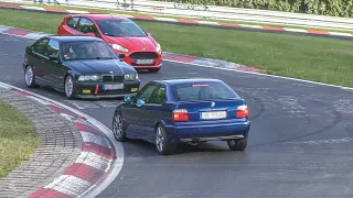 Nurburgring BAD DRIVERS, FAILS, LUCKY Highlights Nordschleife Touristenfahrten