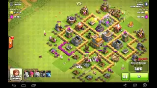 Clash Of Clans 500k loot with TH 7