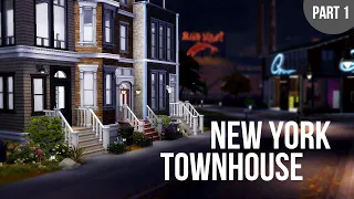 New York Townhouse - Part 1 | Sims 4 Speed Build | No CC