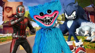 Hello Neighbor - New Neighbor Sonic Unleashed Huggy Wuggy Ant Man History Gameplay Walkthrough