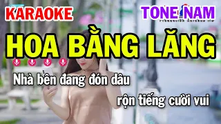 Karaoke Hoa Bằng Lăng Tone Nam ( Dm ) Lofi  | Siêu Thị Karaoke