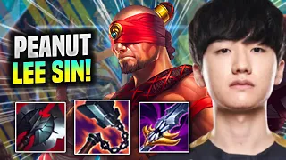 PEANUT IS SO CLEAN WITH LEE SIN! - GEN Peanut Plays Lee Sin Jungle vs Pantheon! | Season 2022