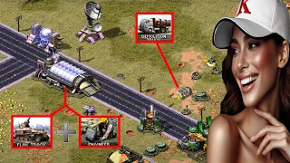 The MOST FUNNY Engineer Rush 1 vs 1 Soviet vs Allied Kikematamitos Red Alert 2 online multiplayer