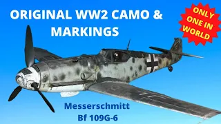 LAST WORLDWIDE Messerschmitt Bf 109G-6 with ORIGINAL WW2 Camo & Markings