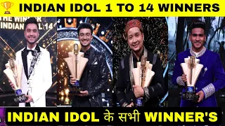 Indian Idol All season Winner's | Indian Idol season 14 Winner | Indian idol season 1 To 14 Winner