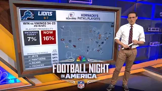 Steve Kornacki analyzes NFL playoff picture after Week 14 | Football Night In America | NBC Sports