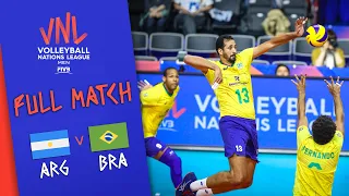 Argentina 🆚 Brazil - Full Match | Men’s Volleyball Nations League 2019