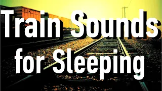 Calming Train Sound for Deep Sleep 12 hours - Knocking Train Wheels. Train Sounds for Sleeping