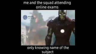 Me and the squad attending online exams #online_exams #corona #india #exams #meme #study #pubg #