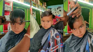 One Side Hairstyle Boys Kids / Haircut Tutorial Video