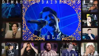 MALE REACTIONS TO DIMASH'S ''HELLO'' ARABIC ''MAQAM (VALY ELLE)"| REACTIONS COMPILATION|