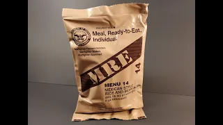 2023 US MRE Mexican Style Rice and Bean Bowl Review Meal Ready to Eat Vegetarian Ration Tasting Test