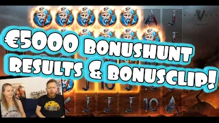 € 5000 Bonushunt Results & Bonusclip