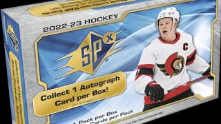 5 cards per box? Opening 2022-23 Upperdeck SPX hockey hobby hockey card box