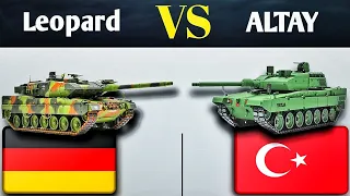 German Leopard 2A7 VS Turkish ALTAY Main Battle Tank