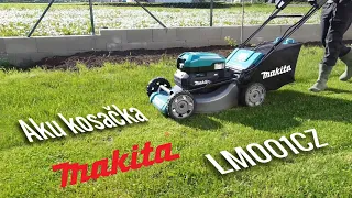 Test accumulator mower Makita LM001CZ