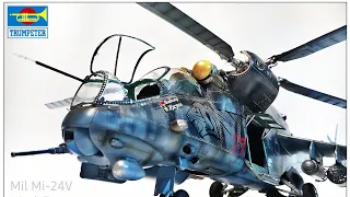 Trumpeter 1:35 Mil Mi-24V Hind-E post build thoughts