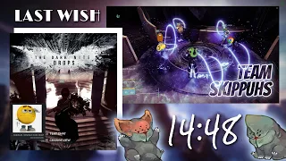 Last Wish Speedrun FWR (14:48 RTA) [Season of the Haunted]