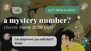 Atsumu falls for a “mystery” number! - Textuber Secret Santa! - (SakuAtsu) Haikyuu Texts