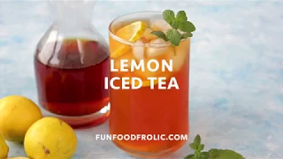 Lemon Iced Tea|How To Make Lemon Iced Tea