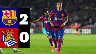 Barcelona Vs Real Sociedad Highlight And All Goals La Liga 2024