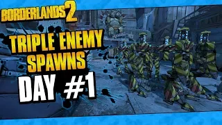 Borderlands 2 | Krieg Triple Spawns Challenge Run Funny Moments And Drops | Day #1 (Cancelled)