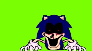 Sonic.exe fnf jumpscare green screen