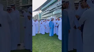 Sheikh Hamdan Bin Mohammed & Sheikh Mohammed Dubai King Dubai World Cup #fazza #faz3 #sheikhhamdan