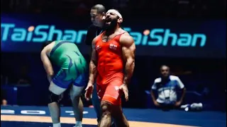 Revaz Nadareishvili ''98kg Georgian GR Wrestler'' WC2017 Highlights