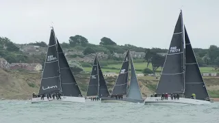 Round the Island Race 2023 | 1100 boats passing Hurst Castle on their way out of the Solent