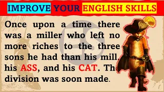 📖Learn English Through Story With Subtitles 🔥 Puss In Boots 🔥Improve  English Skills | Level 0 #2