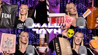 ASMR | Giant Halloween & Fall Mall Haul ♡ Hot Topic • Lush • Sephora • Ulta • Claire’s • VS & more!