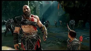 God of War 4. Кратос и  Атрей попали в ловушку