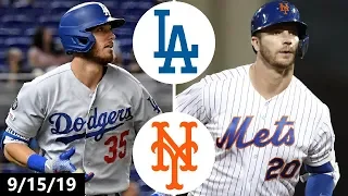 Los Angeles Dodgers vs. New York Mets Highlights | September 15, 2019 | 2019 MLB Season