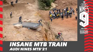INSANE MOUNTAINBIKE TRAIN - Audi Nines MTB'21