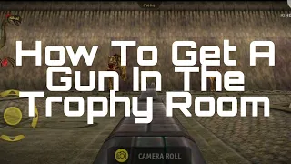 How To Get Gun In Trophy Room | Carnivores Dinosaur Hunter