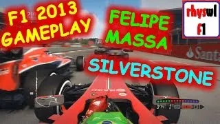 F1 2013 Gameplay | 3 Lap Race | Felipe Massa | Silverstone