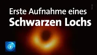 Forscher zeigen erstes Bild von Schwarzem Loch