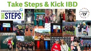 SUPPORTING THE CROHN'S & COLITIS FOUNDATION WITH TAKE STEPS & KICK IBD TV SHOW