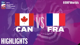 Canada vs. France - Game Highlights - #IIHFWorlds 2019