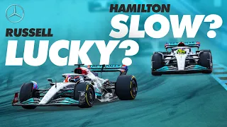 Russell Lucky or is Hamilton Slow? | F1 Lap Analysis