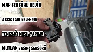 MAP SENSÖRÜ NEDİR. ARIZALARI NELERDİR. TEMİZLİĞİ NASIL YAPILIR. MUTLAK BASINÇ SENSÖRÜ. TEMPRA - TİPO