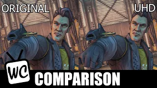 Borderlands The Handsome Collection - Original vs Ultra HD Pack Comparison