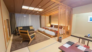 【Japan Ryokan Luxury🇯🇵】Hotel Zuiho Akiu Onsen hot spring in Miyagi Sendai