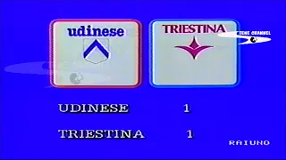 UDINESE-TRIESTINA 1-1 SERIE B 1990-91 GARA DEL 2 GIUGNO 1991 #MEGLIOANNOIATOCHEINTUBATO