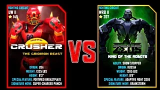 Real Steel WRB FINAL CRUSHER VS ZEUS (Champion) NEW ROBOT (Живая Сталь)