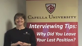 Interview Tips Leaving Last Position