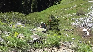 Day hike in Marble Mountain Wilderness to an overlook of the Marble Mountain itself - C0029