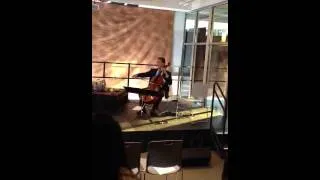 Yo-Yo Ma performs at the Harvard Innovation Lab